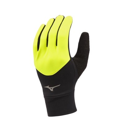 Guantes Mizuno Warmalite Mujer - Negros / Amarillos - Chile M789PJGRWI